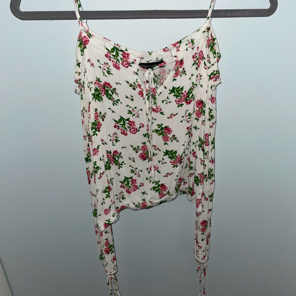 Kendall and Kylie off the shoulder blouse.